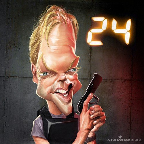 Jack Bauer Caricature Image